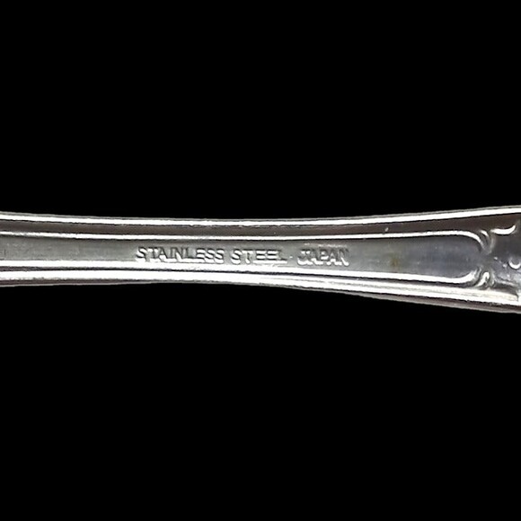 Frank Smith Stainless Steel FSS11 Teaspoon-Electro Plated-Vintage-Japan-Set Of 3 - Picture 5 of 5
